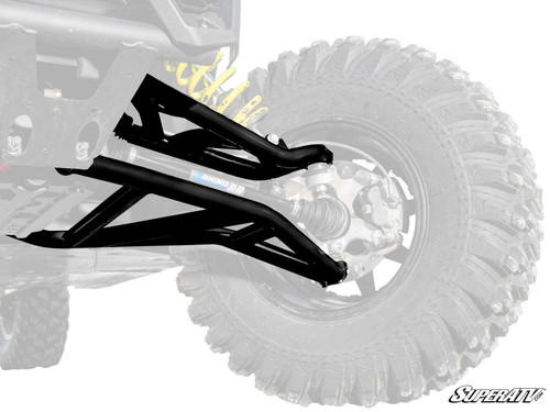Can-Am Maverick X3 Atlas Pro 2" Forward Offset A-Arms - 64 inch Wide - Keller Ball Joints - Black -