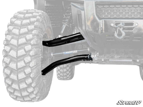 Honda Pioneer 1000 Atlas Pro 1.5" Forward Offset A-Arms - 2016-2021 - Keller Ball Joints - Black -
