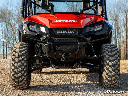 Honda Pioneer 1000 Atlas Pro 1.5" Forward Offset A-Arms - 2016-2021 - Keller Ball Joints - Black -