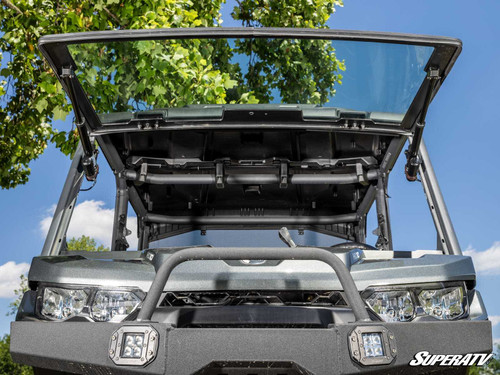 Can-Am Defender HD8 MaxDrive Power Flip Glass Windshield - Without Wiper & Washer Kit