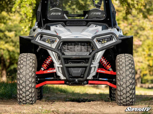 Polaris RZR Trail S 900 2" Forward Offset Boxed A-Arms - Heavy-Duty 4340 Chromoly Steel - Red
