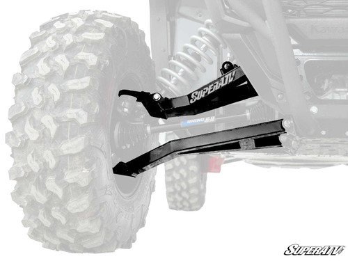 Kawasaki Teryx KRX 1000 1.5" Forward Offset Boxed A-Arms - Heavy-Duty 4340 Chromoly Steel - Black