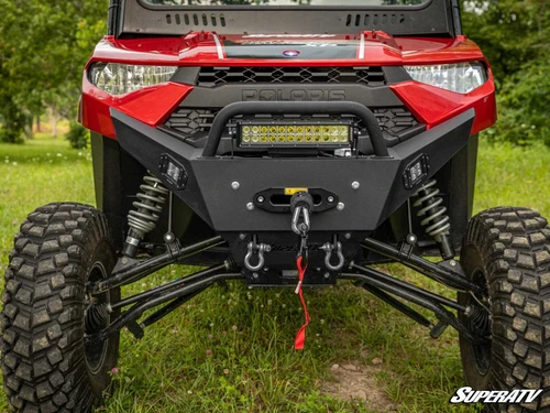 Polaris Ranger XP 1000 Winch-Ready Bumper with Bull Bar - 2 Cube Lights - No Light Bar - 4500 lb. -