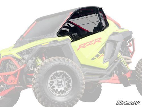 Polaris RZR Pro R Hard Cab Enclosure Upper Doors - 2025+ - 2 Seat without Rockford Fosgate Audio - Polycarbonate - Light Tint Windshield -