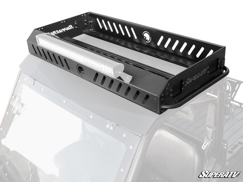 Polaris Ranger XP 900 Outfitter Roof Rack - 4 Cube Lights - No Light Bar - Aluminum Roof -