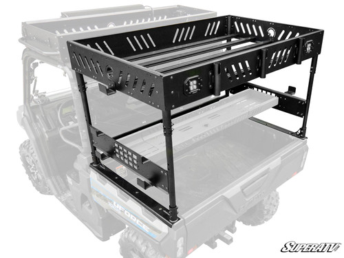 CFMOTO UForce 1000 Outfitter Bed Rack - 2 Cube Lights - No Shelf
