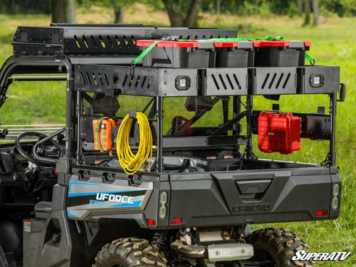 CFMOTO UForce 1000 Outfitter Bed Rack - 2 Cube Lights - No Shelf