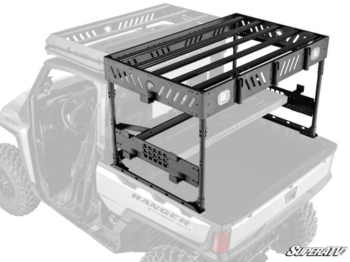 Polaris Ranger XD 1500 Outfitter Bed Rack - 1 Shelf - 2 Cube Lights - 2 Pin Wiring Harness -