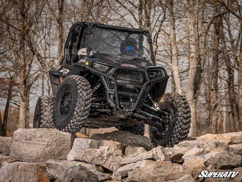 Polaris RZR XP Turbo Sidewinder A-Arms 1.5" Forward Offset - Super Duty 300M Ball Joints - Black