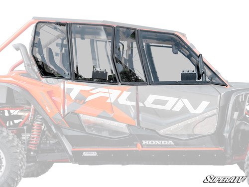 Honda Talon 1000-4 Hard Cab Enclosure Upper Doors - Clear Rear Windshield