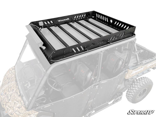 Can-Am Defender MAX HD7 Outfitter Roof Rack - 4 Cube Lights Aluminum Roof -