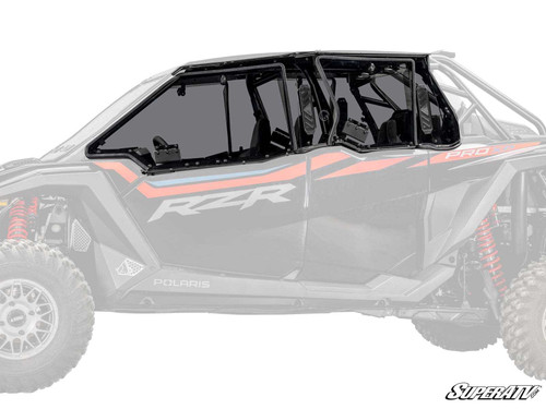 Polaris RZR PRO XP 4 Hard Cab Enclosure Upper Doors - Light Tint Rear Windshield - 4 Seat with Rockford Fosgate Audio