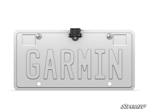 Garmin BC 50 Wireless Backup Camera with License Plate Mount - Camera + 8" Powersport Navigator + Group Ride Radio