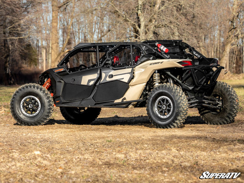 Can-Am Maverick X3 MAX Hard Cab Enclosure Upper Doors - Light Tint Vented Rear Windshield