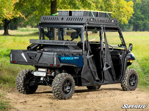 CFMOTO UForce 1000 XL Outfitter Roof Rack - 4 Cube Lights - 30" Straight Light Bar - Aluminum Roof -