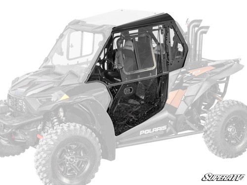 Polaris RZR XP 1000 Cab Enclosure Doors - Light Tint Rear Windshield