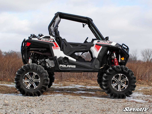 Polaris RZR S 1000 7-10" Lift Kit - Rhino 2.0 - SuperATV Remote Reservoir - Black -