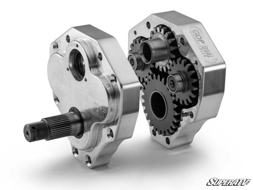 Polaris RZR XP 1000 4" Portal Gear Lift - Dual Idler - Standard - 2017 (with 16mm socket) Billet - 0.3 - Frame Stiffener