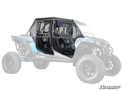 Polaris RZR XP 4 Turbo Cab Enclosure Doors - Light Tint Rear Windshield