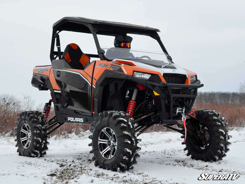 Polaris General 7-10" Lift Kit - General 4 - 2017-2018 - X300 - SuperATV Piggyback - Red