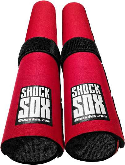 SHOCK SOX 13" Red Upside Down Or Conv. Forks 802057