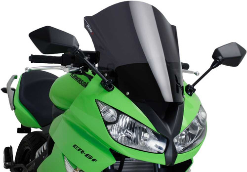 PUIG HI-TECH PARTS Windscreen Racing Dark Smoke 4931F