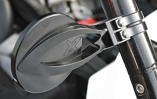 AXIA 4.0" Panoramic Side Mirror 1 Clamp Mount Needed MODCSM-BK
