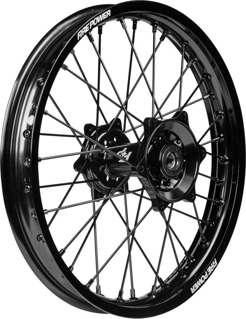 FIRE POWER Rear Wheel 2.15 X 19" Black Yam 568-6439-4949