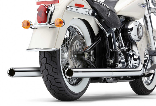 COBRA Bad Hombre True Duals Chrome Softail 07-11 6985