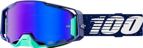 100% Armega Hiper Goggle Noche Hiper Blue Mirror Lens 50003-10026