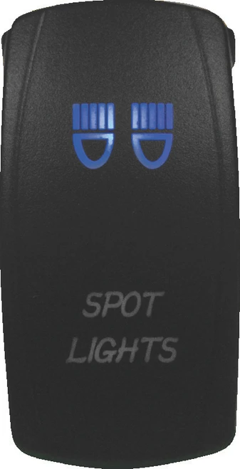 DragonFire Racing Lighted Switch Spot Light On/Off Blue 521385