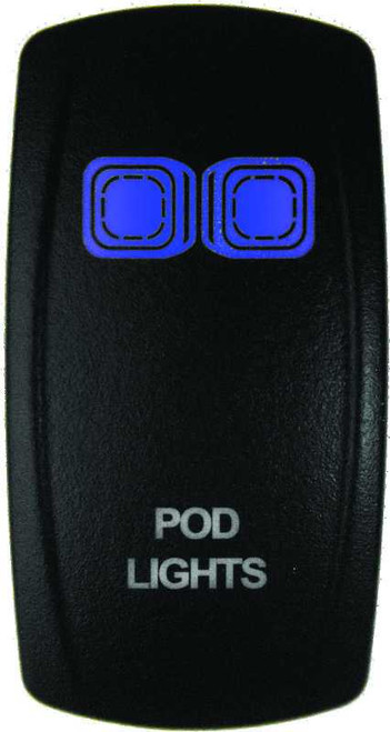 DragonFire Racing Lighted Switch On/Off Blue 522614