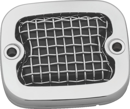 Kuryakyn Mesh Master Cylinder Cover Brk Chrome 6534