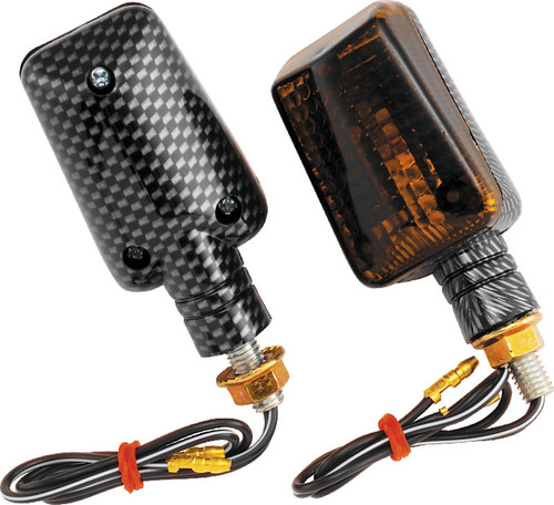BikeMaster Universal Ministalk Marker Light - Carbon/Smoke 268040
