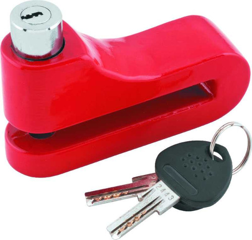 Bully Lock Disc Lock 10mm - Red 132249