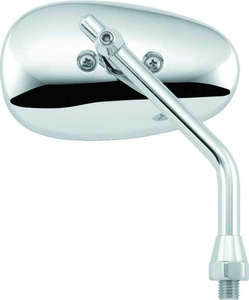 BikeMaster Universal Cruiser Mirror 10mm - Each -Chrome 601142