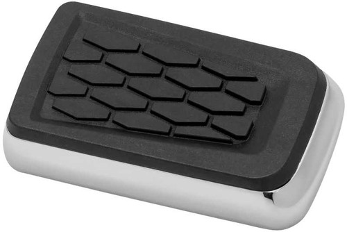 Kuryakyn Hex Brake Pedal Pad FX Models Chrome 5916