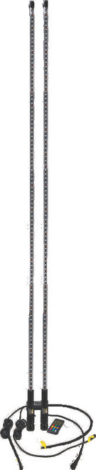 QuadBoss 6Ft Clear Dual Whip Bluetooth 609667
