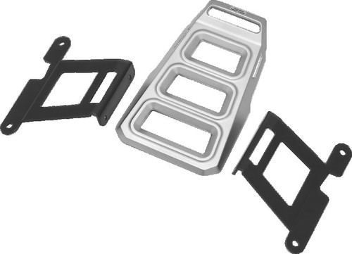 Kuryakyn Dillinger Luggage Rack Silver 6664