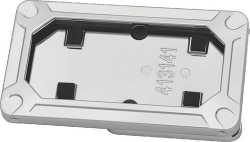 Kuryakyn Nova Side Mount License Plate Frame Gloss Chrome 3141