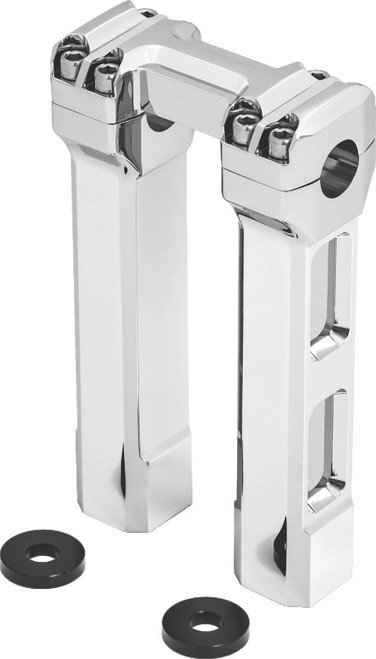Kuryakyn 8inch Billet Handlebar Risers Chrome 6134