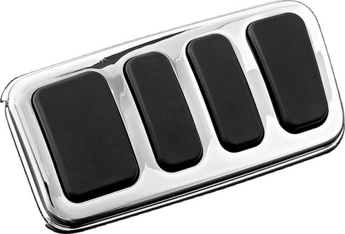 Kuryakyn ISO Brake Pedal Pad Longhorn Chrome 4456