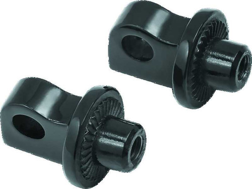 Kuryakyn Splined Peg Adapter Harley-Davidson Male Mount Black 8888
