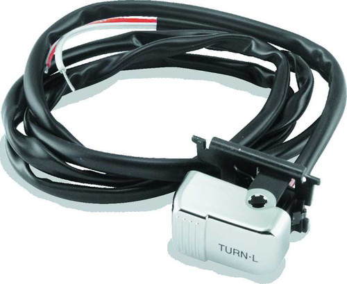 Twin Power 96-13 Big Twin XL V-Rod Chrome Left Turn Signal Switch Replaces H-D 71598-96 71685-06A 601694