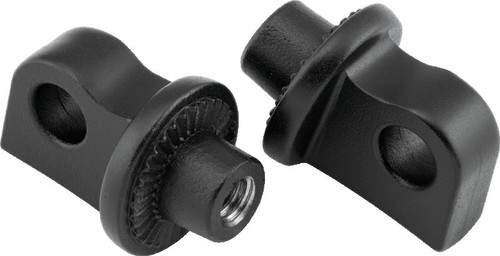 Kuryakyn Splined Peg Adapter Satin Black 8898
