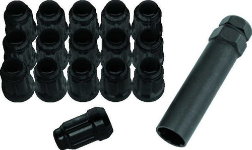 QuadBoss Spline Lug Nuts 12x1.25 - Black 608817
