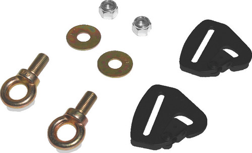 DragonFire Racing Quick-Release Snap Hook Harness Tab Kits - 2 in. 521298
