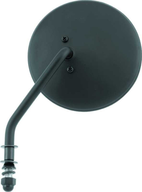 Bikers Choice Black 4 Inch Round Mirror Short Left Universal 482775
