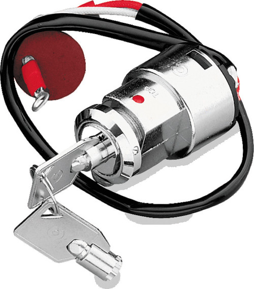 Twin Power 91-95 FXDL And Custom Use 2-Wire Round Key Switch Replaces H-D 71428-90A 215534