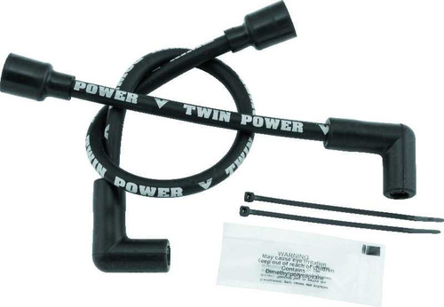Twin Power 65-79 FL FX 89-99 Softail 91-98 Dyna 65-85 XL Black Ignition Wire Set 110117